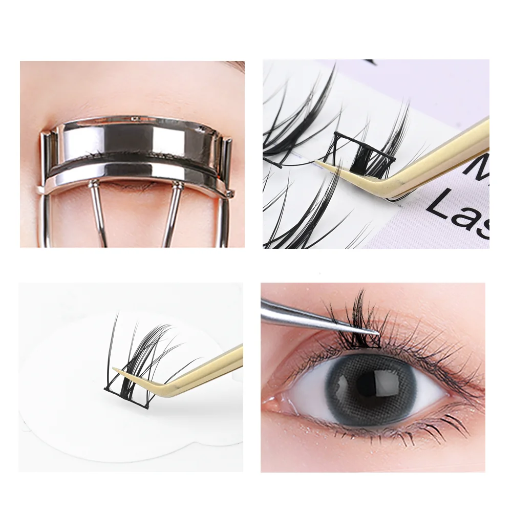 LashantiDIY Aéré Nuageux Petit SAFManga Faux Extensions De Cils 3D Naturel Dense Volume Mix11-13mm Outil De Maquillage Livraison Gratuite