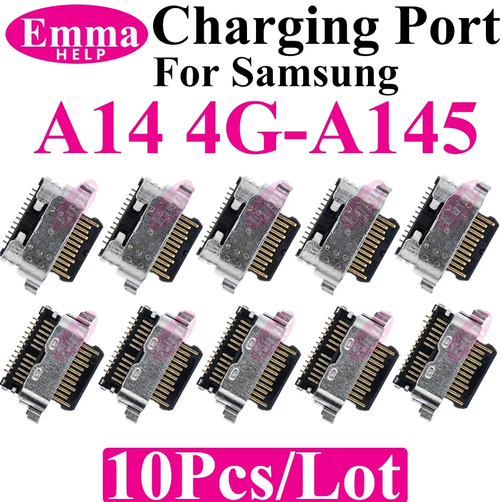 10Pcs Charging Port Connector USB for Samsung A05 A15 A25 A35 A55 A13 A04 A04S A14 A23 A33 A24 A34 A54 A53 Original Charger Plug