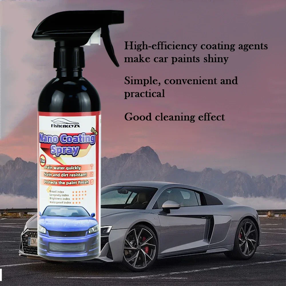 10H Ceramic Car Coating 500ML 9H Nano Liquid Glass Plated Crystal Hydrophobic Waterproof Polishing Paint Hardness Car Polish Wax