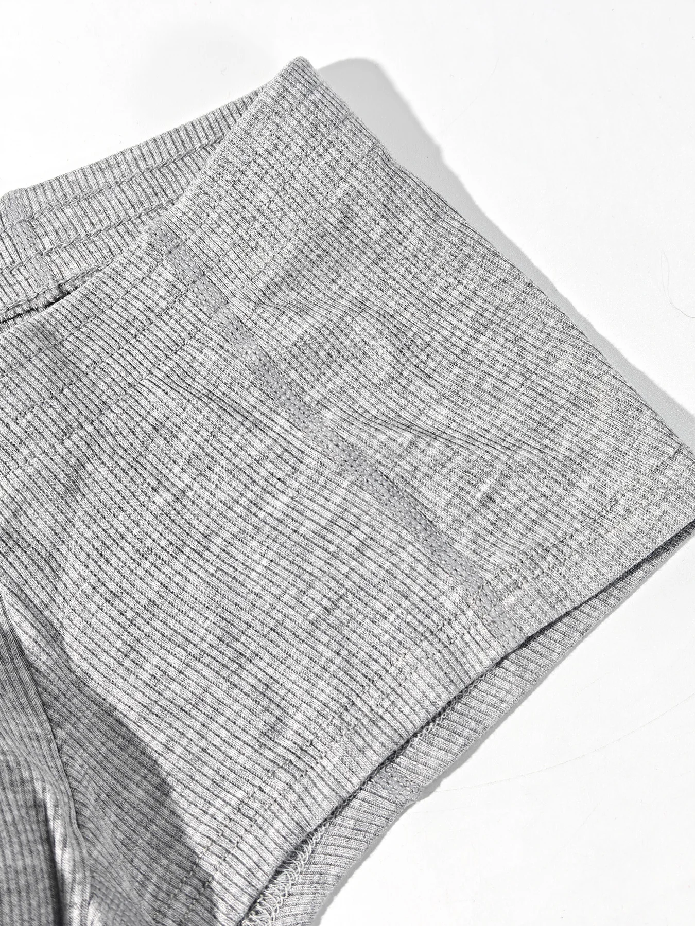 Herren Komfortable Slim Fit Flache Unterwäsche Synthetische Baumwolle Hohe Elastizität Knopf-Dekoration Einfarbige Unterwäsche – Detail 19