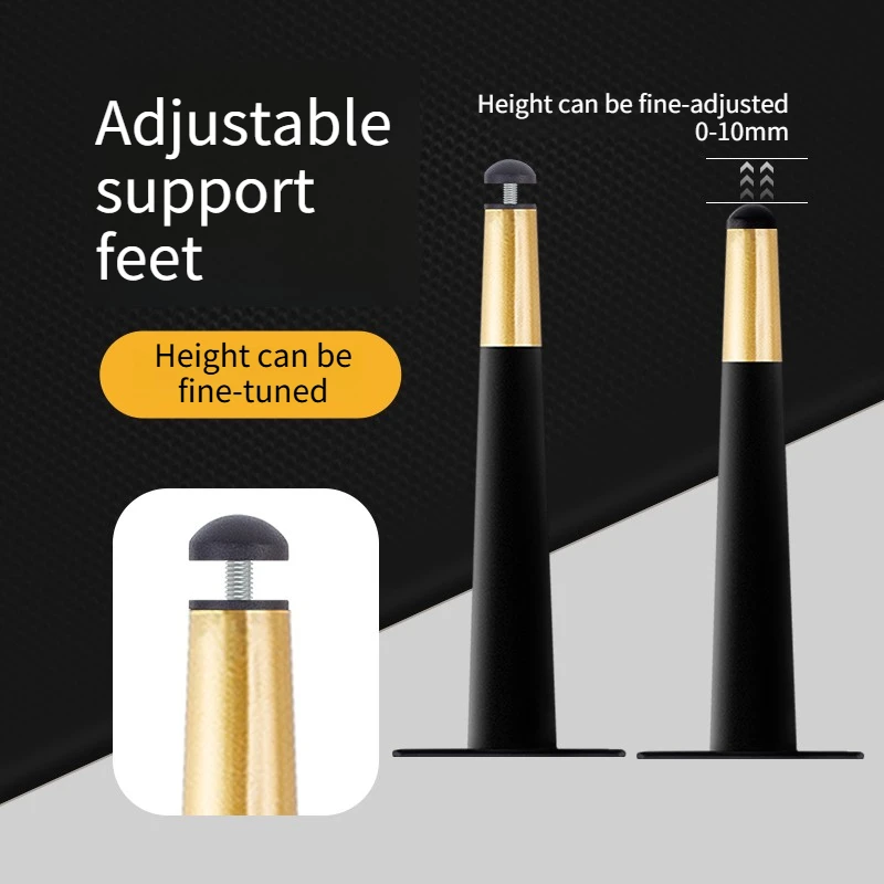 4pcs Light Luxury Metal Sofa Legs TV Cabinet Feets Coffee Table Feets Support Legs Bedside Table Legs Table Feets