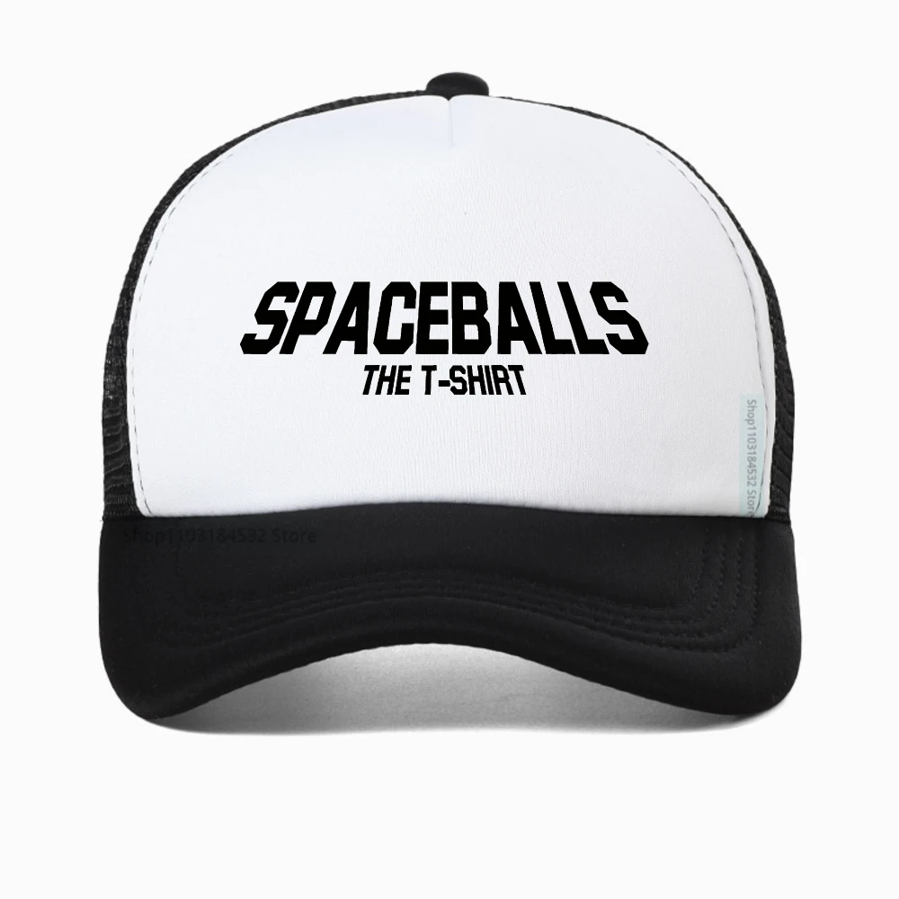 

Spaceballs Breathable baseball cap Men Women Retro Rock Band Classic Printed mesh trucker caps Hip-hop Street Fashion hats