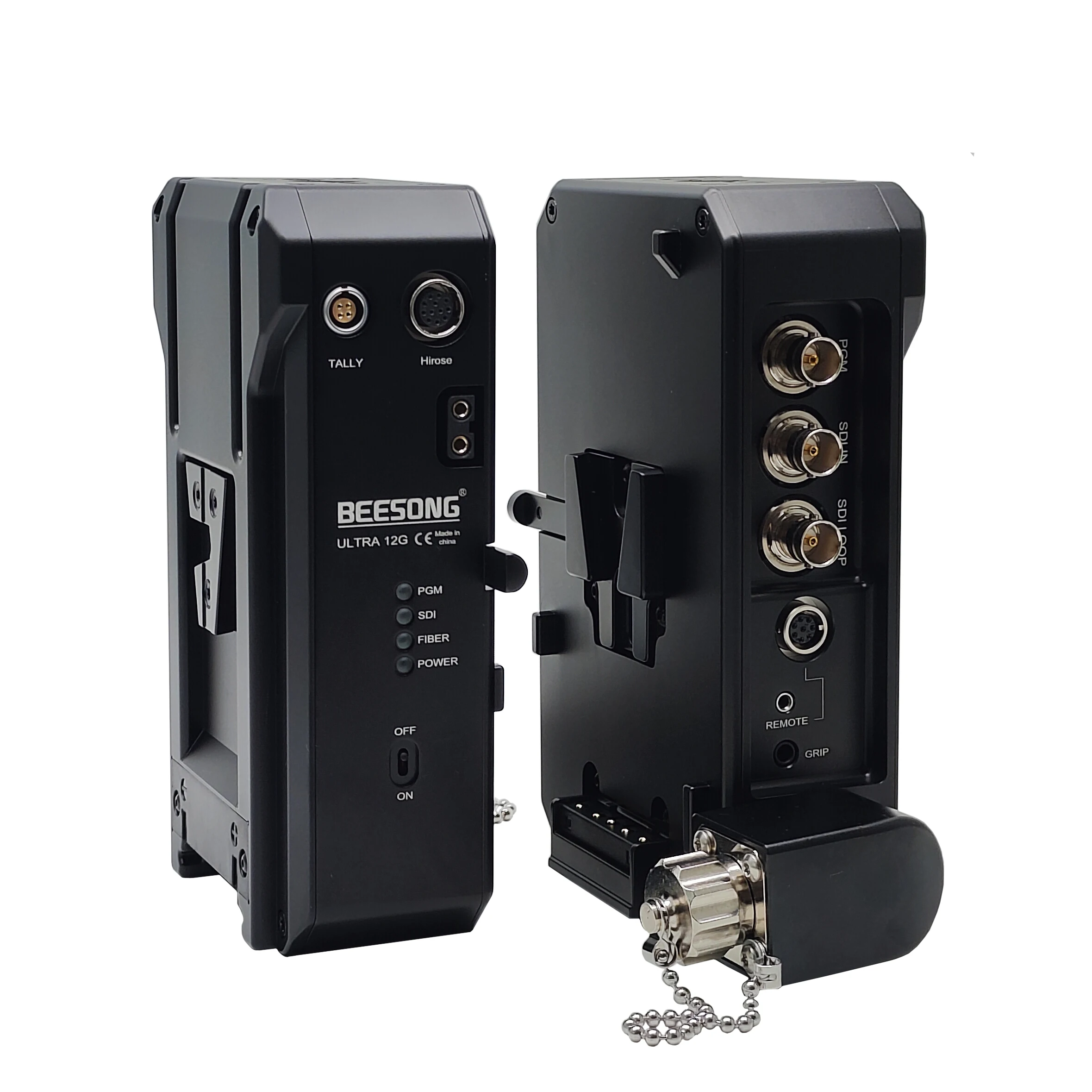 Remote to so ny  Camera  Pgm 4k video Tally 12g Sdi  4k Video in Odc Fiber 10km  Fiber Optic Converter  extender transmitter