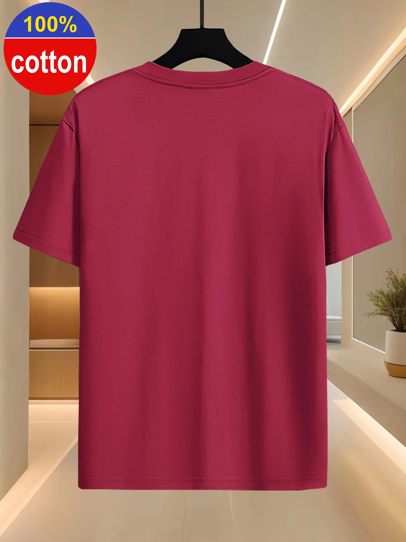 Men's Summer 100% Pure Cotton Fashionable Casual Loose Goonies Graphic Printed Round Neck Short-Sleeved T-Shirt Top