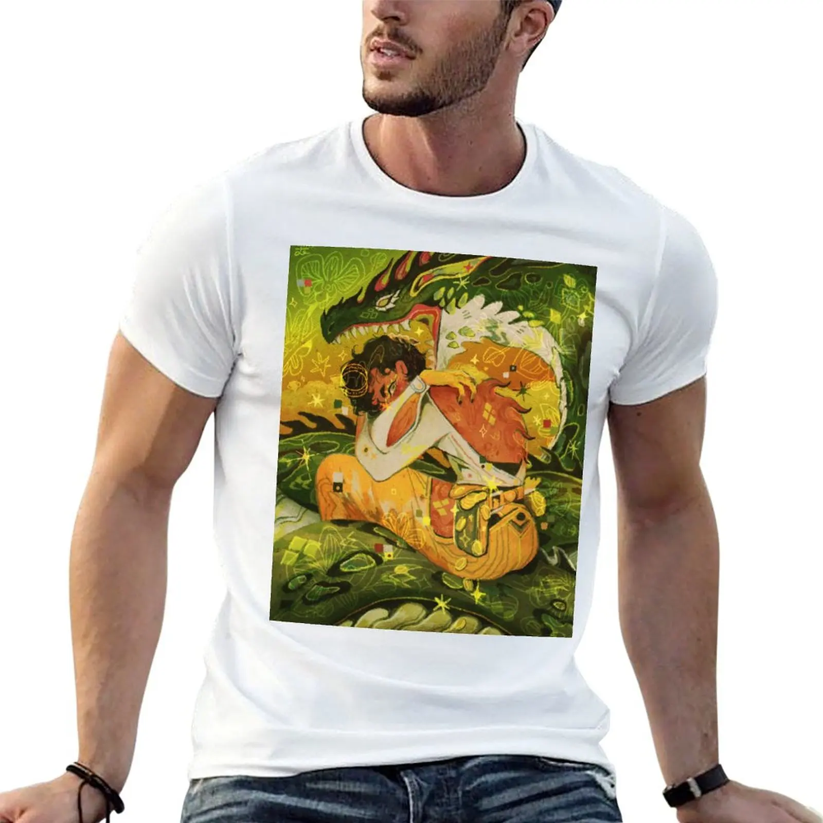 T-shirt Greed pour homme, t-shirt en coton de luxe, t-shirts graphiques 100% pour homme