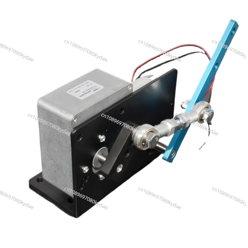 DC 12V 24V DIY Reciprocating Swing Motor Actuator Speed Adjustable Angle 35/60/90 Degrees with Power Supply and Speed Regulator