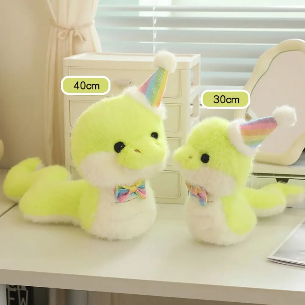 Pluszak Żmija Rocznik Urodzinowy Kapelusz Żmija Szczęście Błogosławieństwo Rocznik Urodzinowy Maskotka Żmija Miękka Bawełna PP Szczęśliwa Pluszowa Lalka Żmija