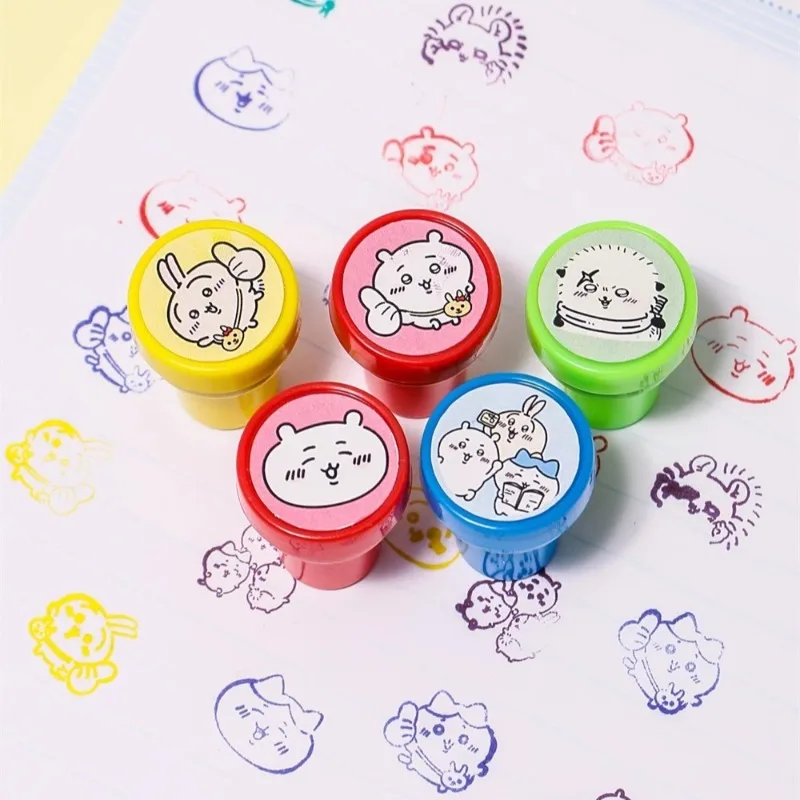 10 قطعة/المجموعة أنيمي الكرتون Chiikawas شخصية Hachiware Usagi الأجهزة الطرفية الإبداعية لطيف ختم هدية نمط ختم هدايا عيد الميلاد