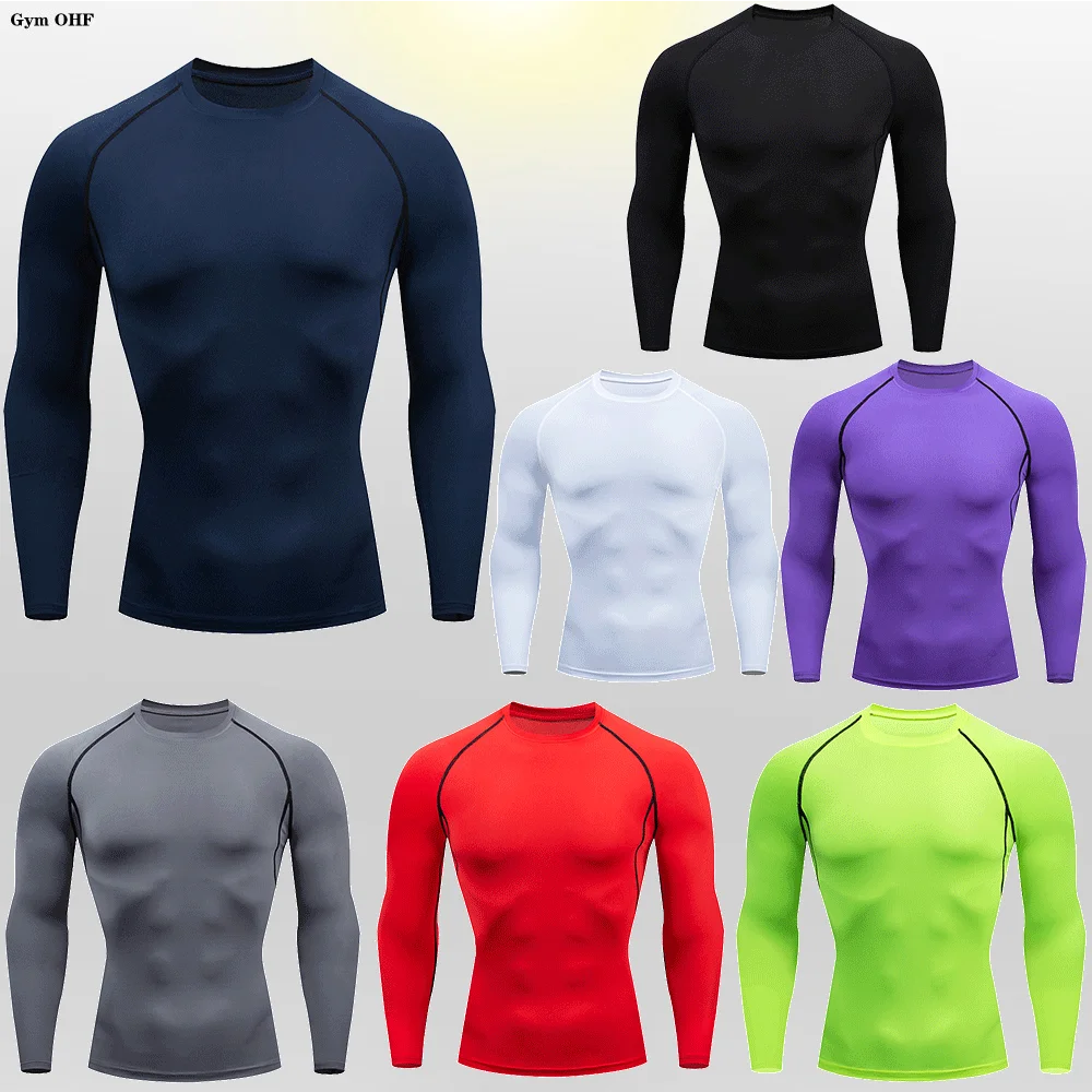 High Quality Men T Shirt Tops Lightweight Rashguard Running T Shirt Men Quick Dry Fitness Shirts Training Clothes Gym Sports Tee