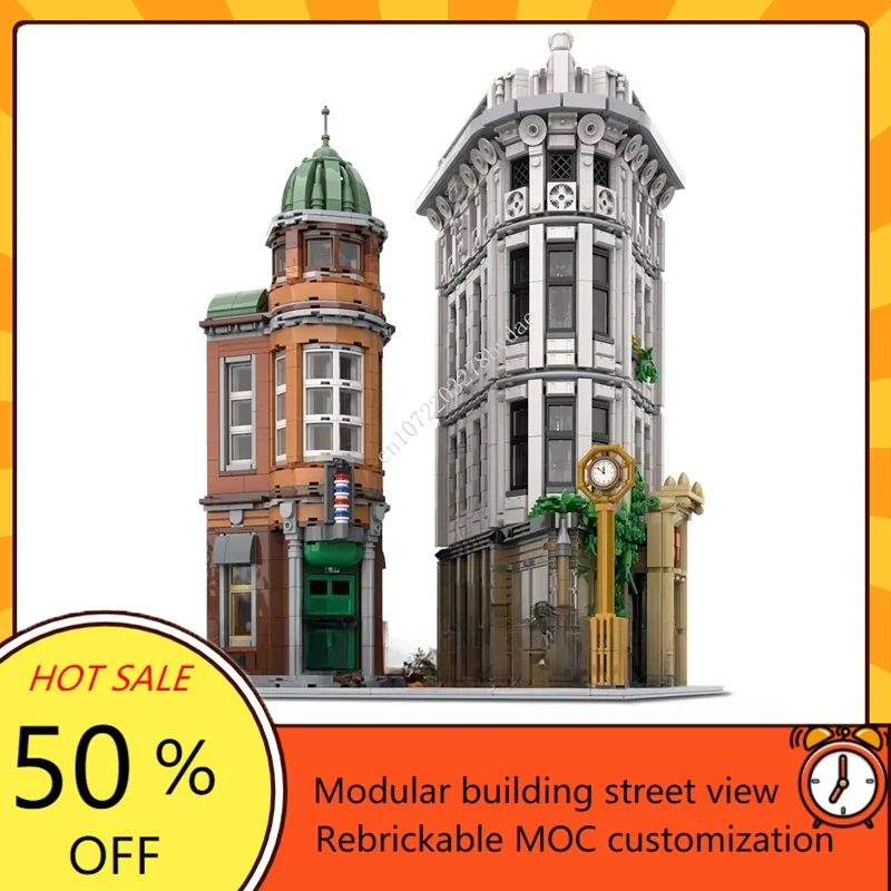 4094 PCS Modular Flatiron MOC City Street View DIY อิฐ Modern Building Block สถาปัตยกรรมคอลเลกชัน Series ของเล่นของขวัญ