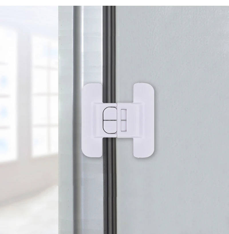 2 Teile/los Baby Sicherheit Schrank Schlösser Schublade Türschlösser für Baby Kind Kleinkind Anti-Kneifen Hand Sicherheit Schutz Sicherheit schnalle – Detail 2