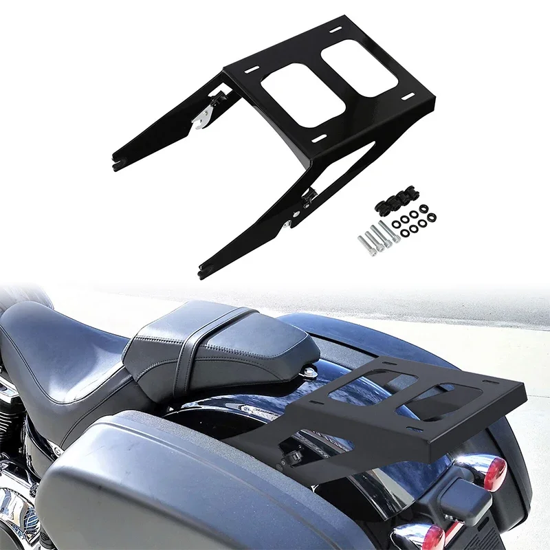 Two Up Mount Luggage Rack For Harley Softail Sport Glide FLSB 2018-2021 2020 Motorcycle