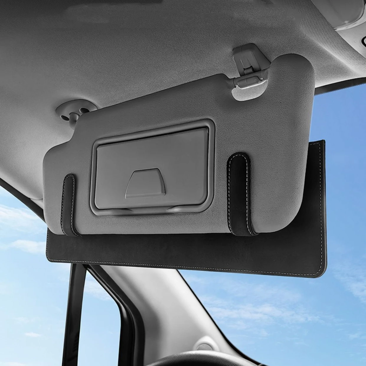 Adjustable Car Sun Visor Extender High-Performance Visor Sunshade Extension Board for Cars Trucks SUVs Interior Accessories