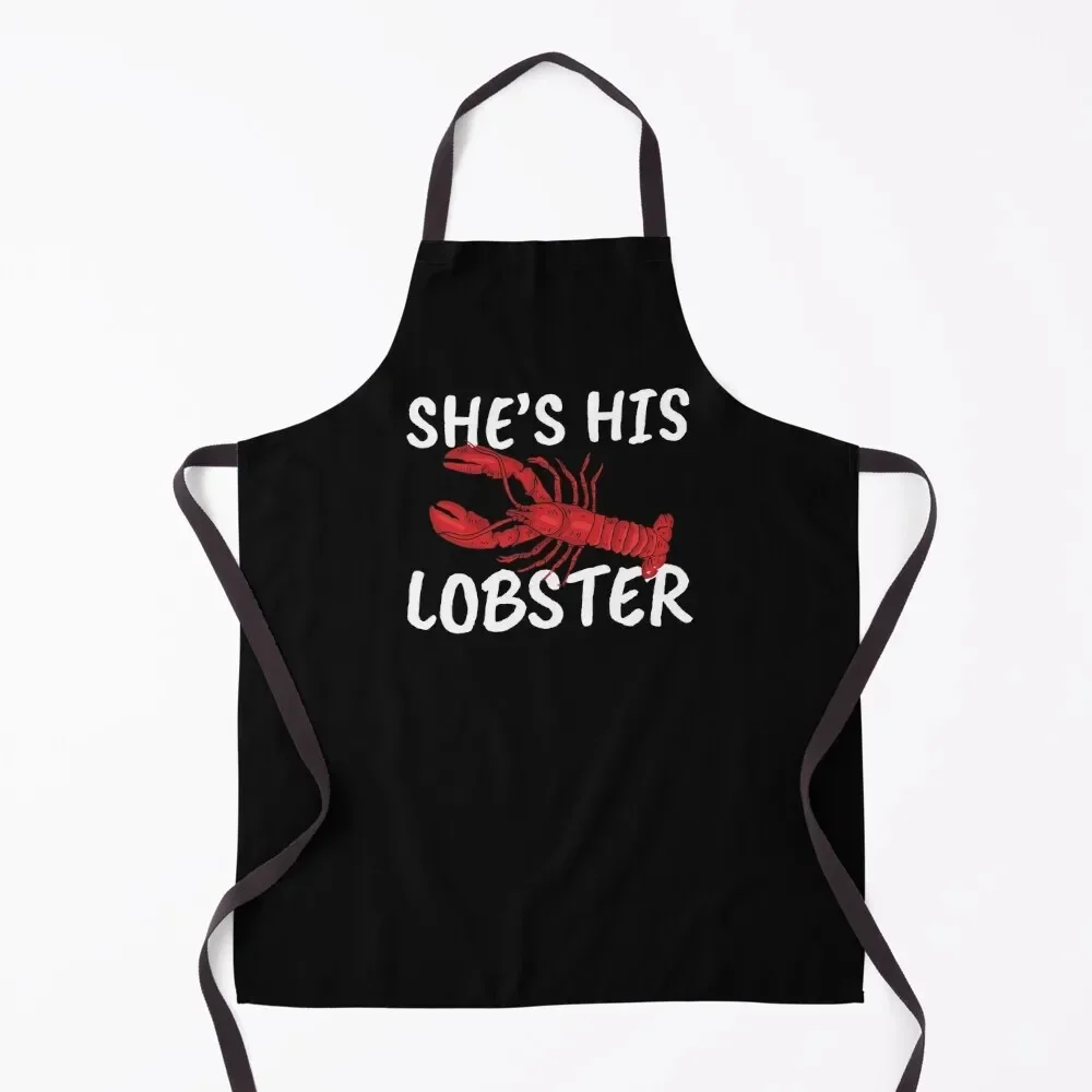 

She's His Lobster Apron christmas Things For Kitchen Apron