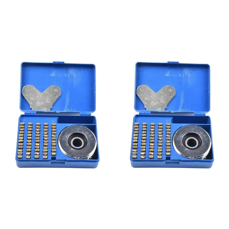 

~Latest Model 2X Letters Printing Wheel, Character Character Letters Numbers Printing Wheel Alphanumeric Printing Wheel