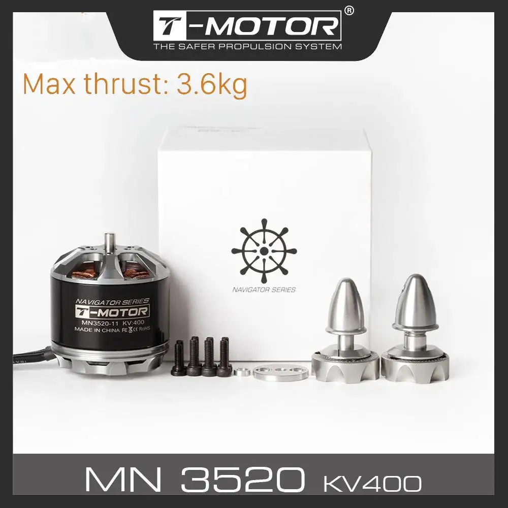 T-MOTOR MN3520 KV400 Brushless Motor High-Performance UAV Motor with 3.6kg Max Thrust DRONE DIY PARTS