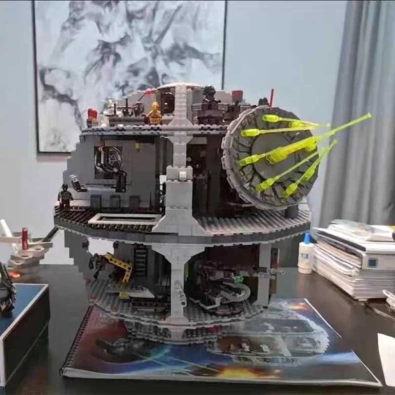 شحن سريع DS-1 منصة MOC عرض الموت ستار عظيم في نهاية المطاف اللبنات 81061 لعبة الطوب هدية متوافقة 75159