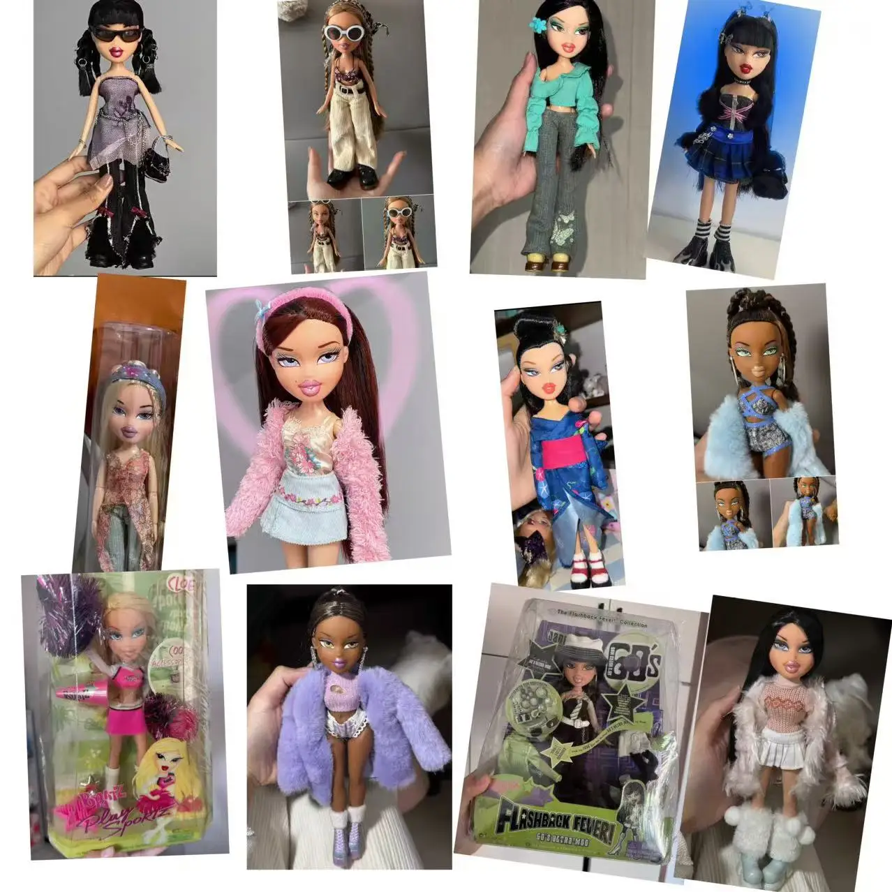 30cm Bratzes Doll Ordinary Fashion Doll Changeable Clothes Movable Joints Action Figure Model Toy Collect Ornament Kids Gifts