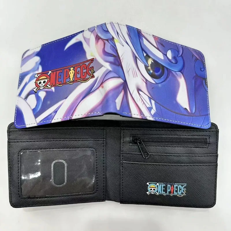 Anime ONE PIECE PU Wallet Luffy Cartoon Waterproof Portable High-Looking Multifunctional Card Holder Coin Purse Kids Gift