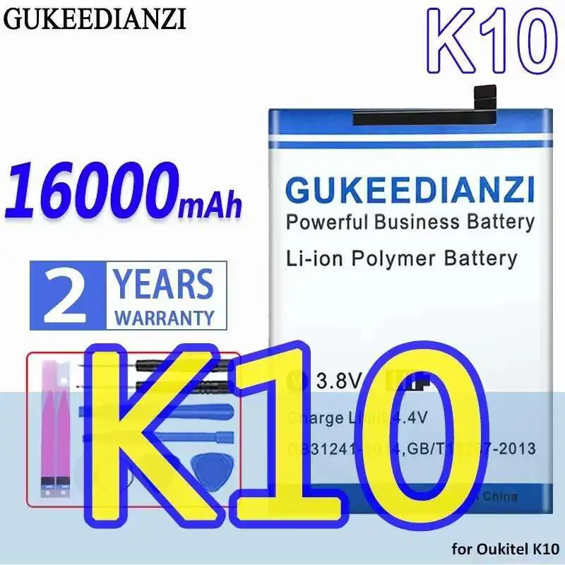 

16000Mah Durable Mobile Phone Battery Safe For Oukitel K10