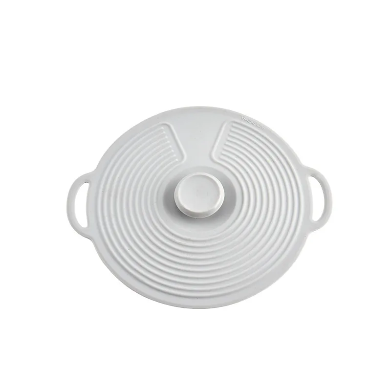 Food Grade Silicone Fresh-keeping Cover Circular Seal Spill-proof Lid Multi-functional High Temperature Resistance and Pot Cover