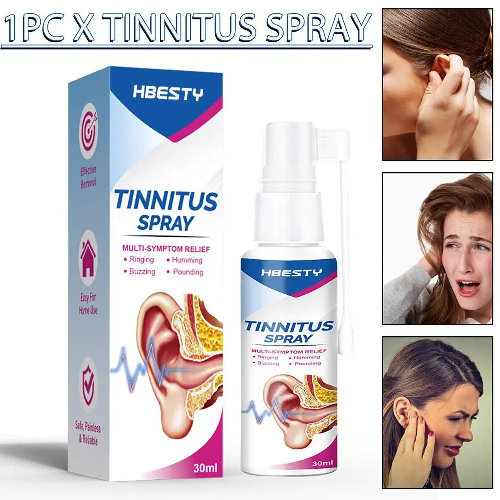 Ear Cleaner Tinnitus Spray Treatment Of Ear Canal Blockage And Hearing Hard Relieve Ear Discomfort Cleaning Solution Ears Care