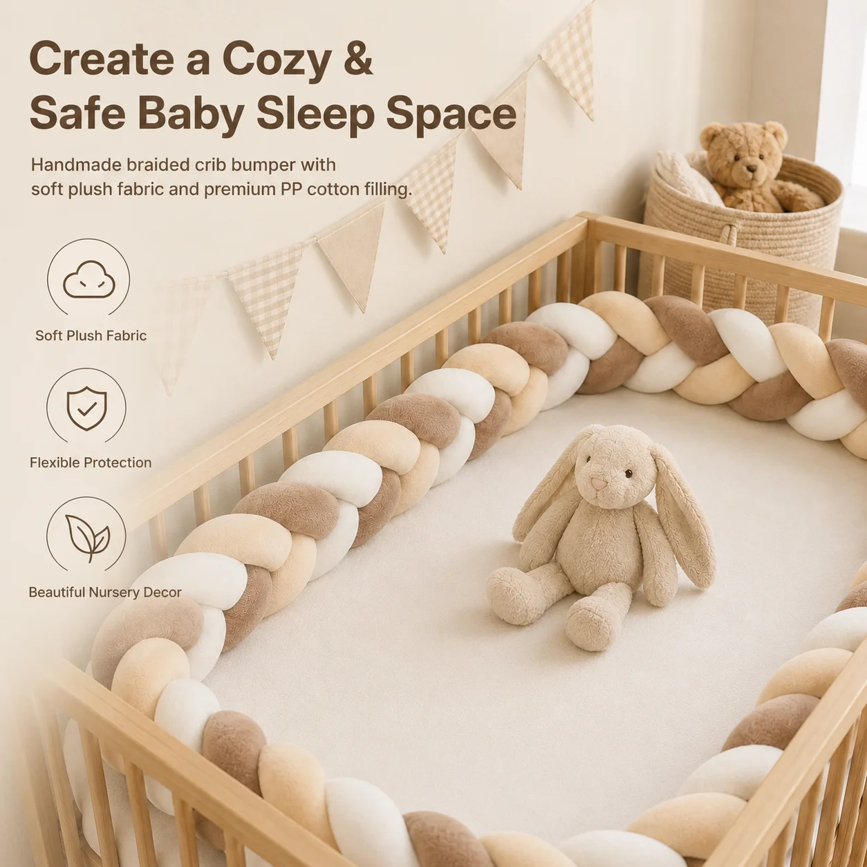 Pare-chocs de lit noué à la ma - Bed Rail Toddler avis et prix