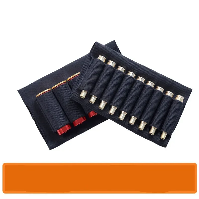 Tactical 5/9 Rounds Shells Holder Cartridges Ammo Carrier Bullet Pouch  Elastic Butt Stock Hunting Rifle Accessories