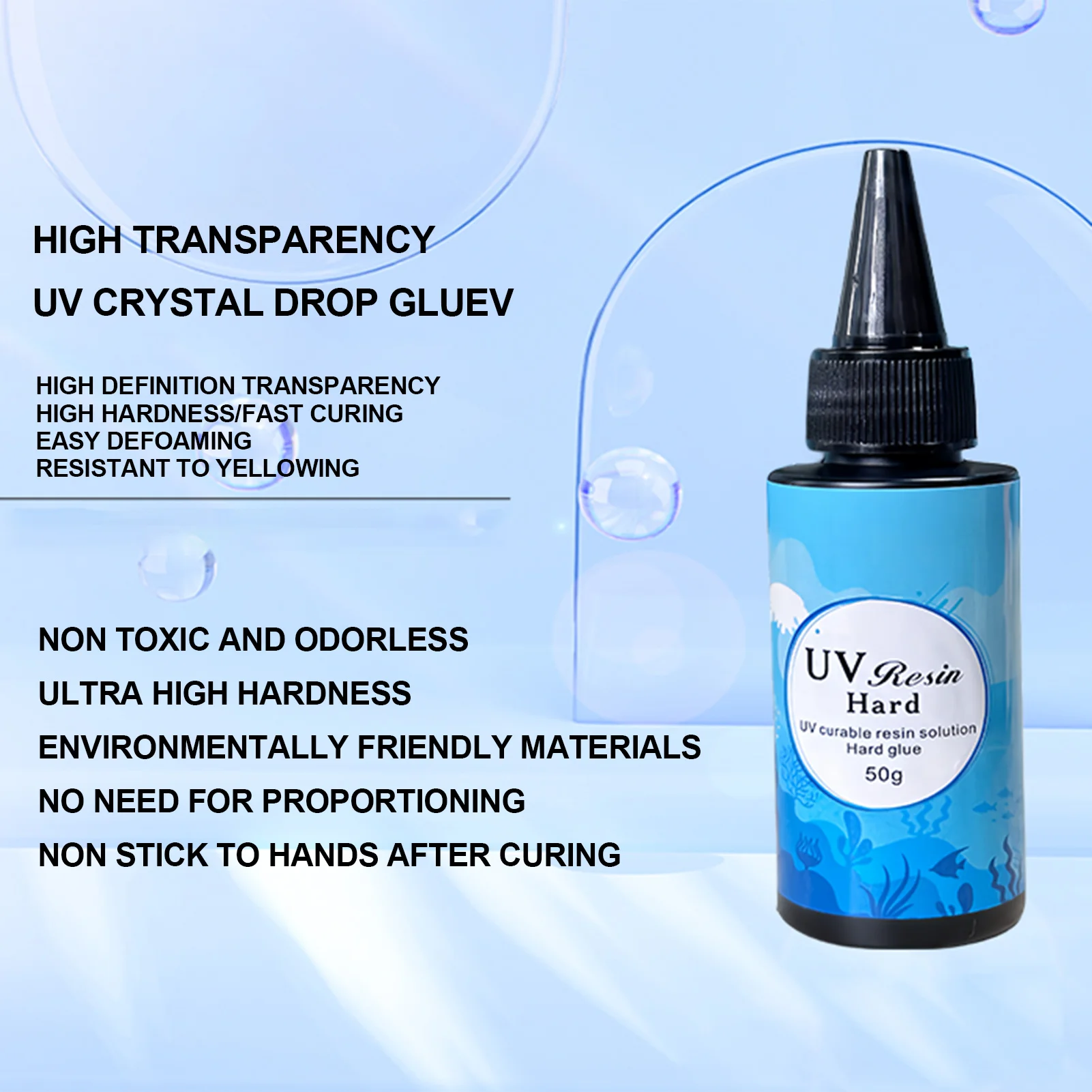 UV Glue Crystal Drops Gel Dried Flowers Crystal Drip Sealer for Handmade DIY  Jewelry Sealers