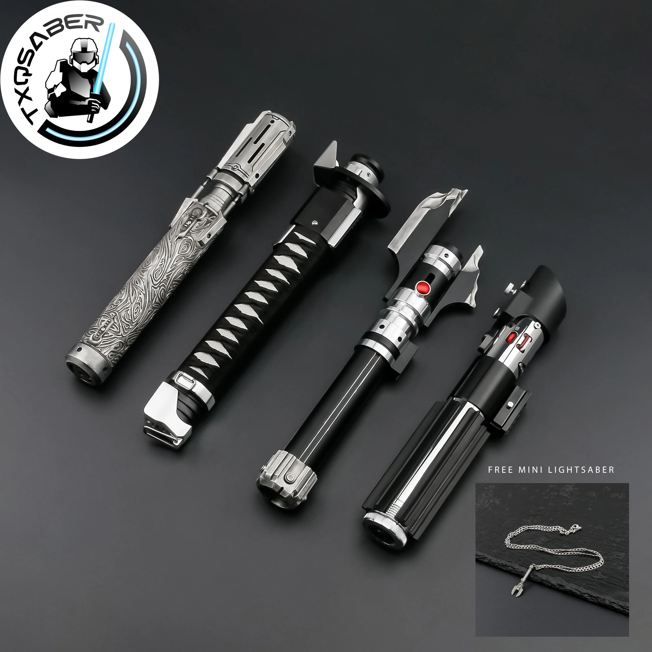 

TXQSABER Lightsaber Replica Series Jedi Heavy Dueling Empty Metal Hilt Light Saber Parts Lasersword for Adult Cosplay Toys