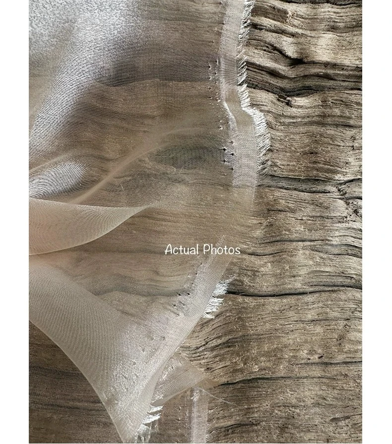 Water Shine Slightly Stiff Organza Fabric Decorative Material for Wedding Event Photoshoot Backdrop Creative Design DIY Fabric