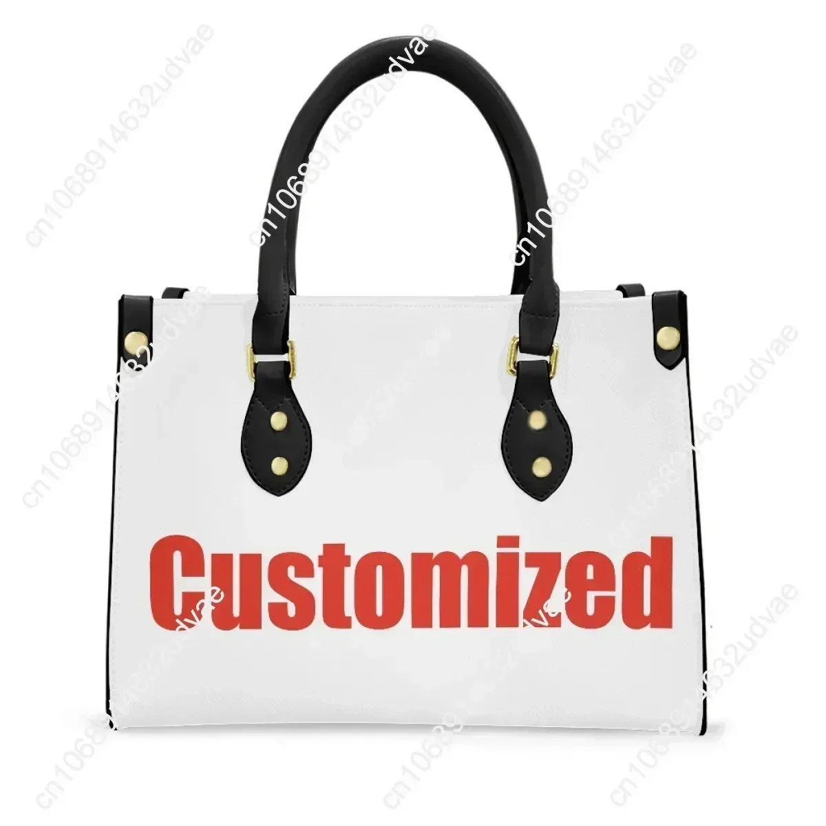 Torba typu tote Katy Perry, torebka damska męska wysokiej jakości z personalizowanym tekstem i obrazkiem, torebka ze skóry PU, torba na zakupy do pracy, torba na prezenty.