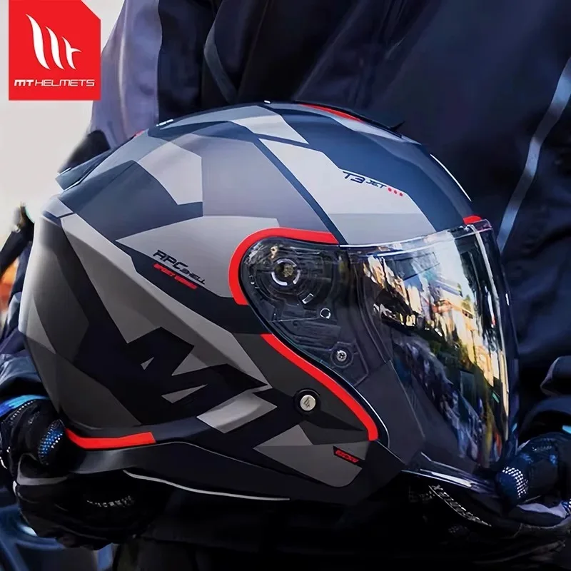 

Оригинальный мотоциклетный шлем MT Thunder Jet DOT Сертификация ECE Шлем с полудвойными линзами Мужской шлем с открытым лицом Capacete Cascos Para Moto