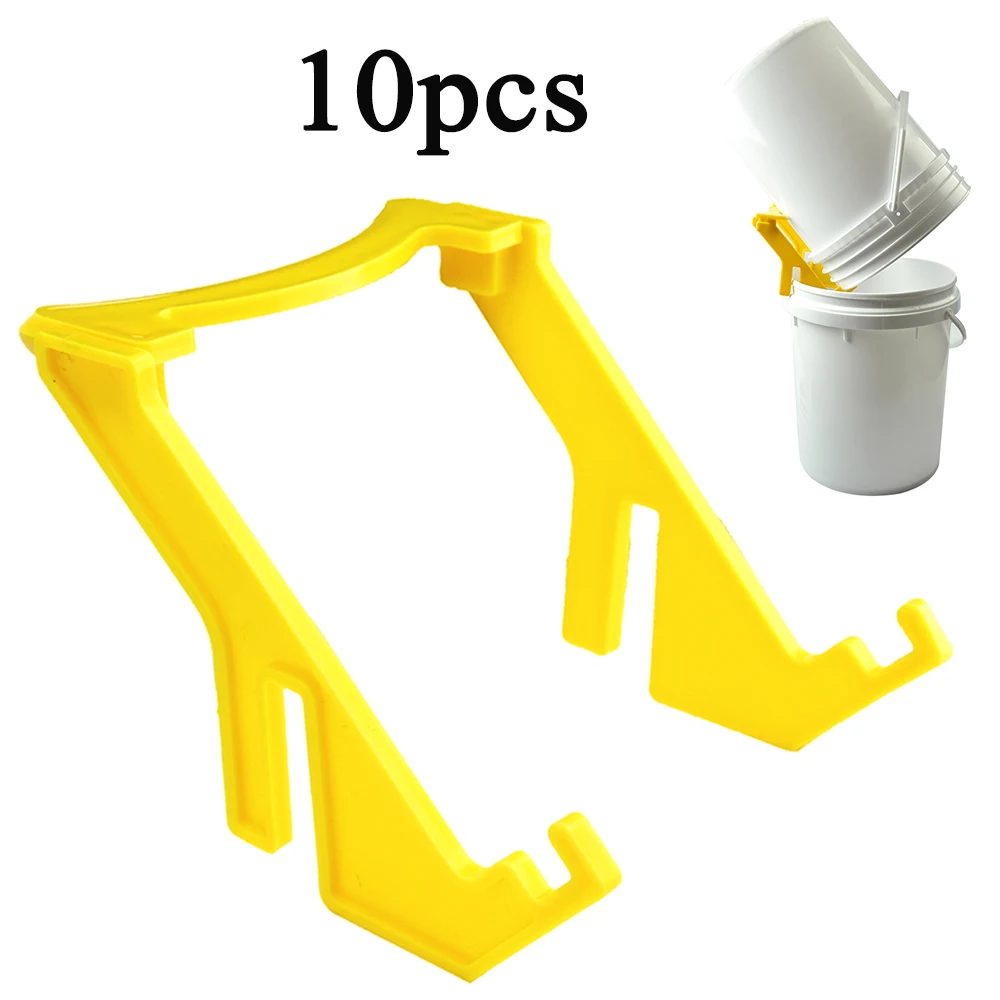 10PCS Wholesale Beekeeping Honey Bucket Bench Pail Stand Rest Lift Holder Lifter Perch Rack Grip Practical Harvesting Bee Tools