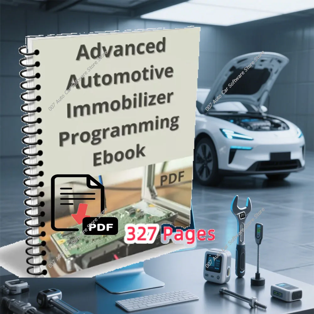 

Advanced Automotive Immobilizer Programming Book - 327 Pages PDF Diagnose Repair Car Control Box ECU Teaching Guide IMMO BOOK
