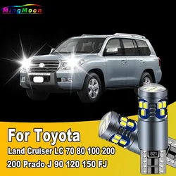 2Pcs T10 Car LED Bulbs Interior Parking Lamp For Toyota Land Cruiser LC 70 80 100 200 Prado J 90 120 150 FJ Clearance Lights