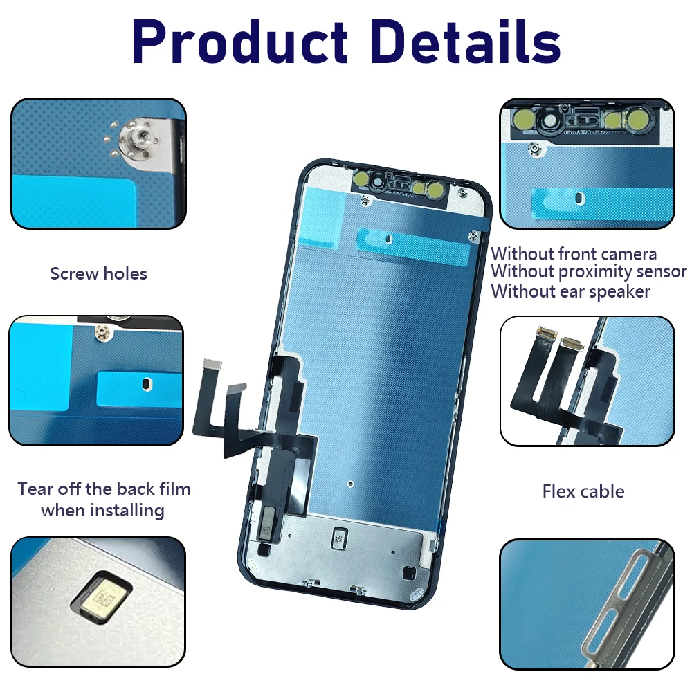 For IPhone 11 OLED INCELL Display Screen Replacement Digitizer Assembly With Repair Tools Easy Installation