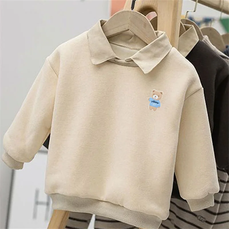 Boys Hoodies Sweatshirts Cotton Tops Outwear 2024 Casual Spring Autumn Kids Christmas Gift Sport Children's Clothing