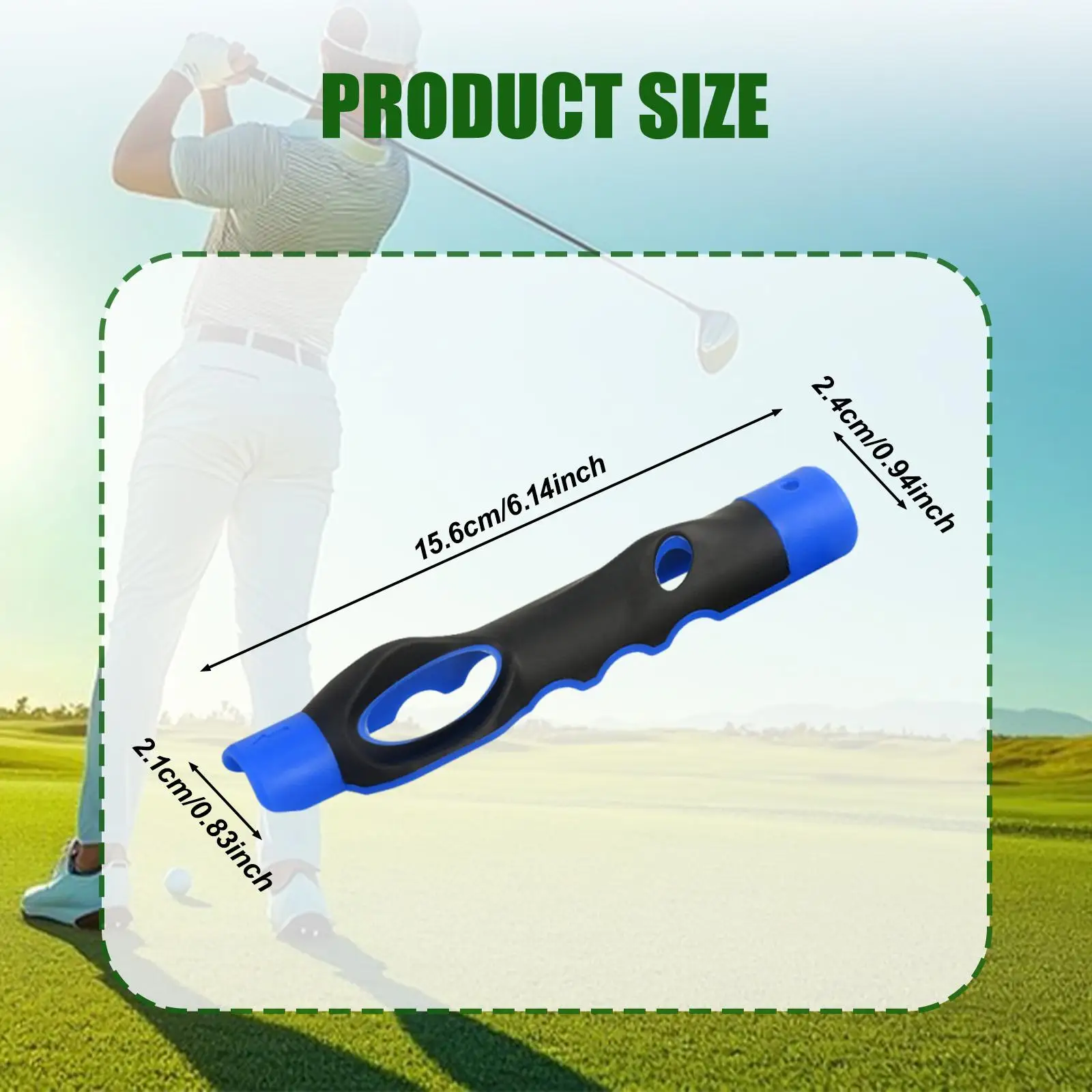 Swing Training Aid Golf Grip Corrector Durable ABS Portable Tool to Improve Rhythm Flexibility Speed and Power