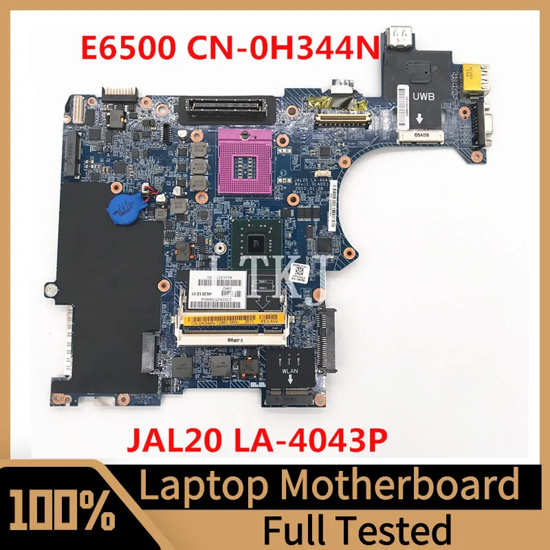 

CN-0H344N 0H344N H344N Mainboard For DELL E6500 Laptop Motherboard JAL20 LA-4043P 100% Full Tested Working Well