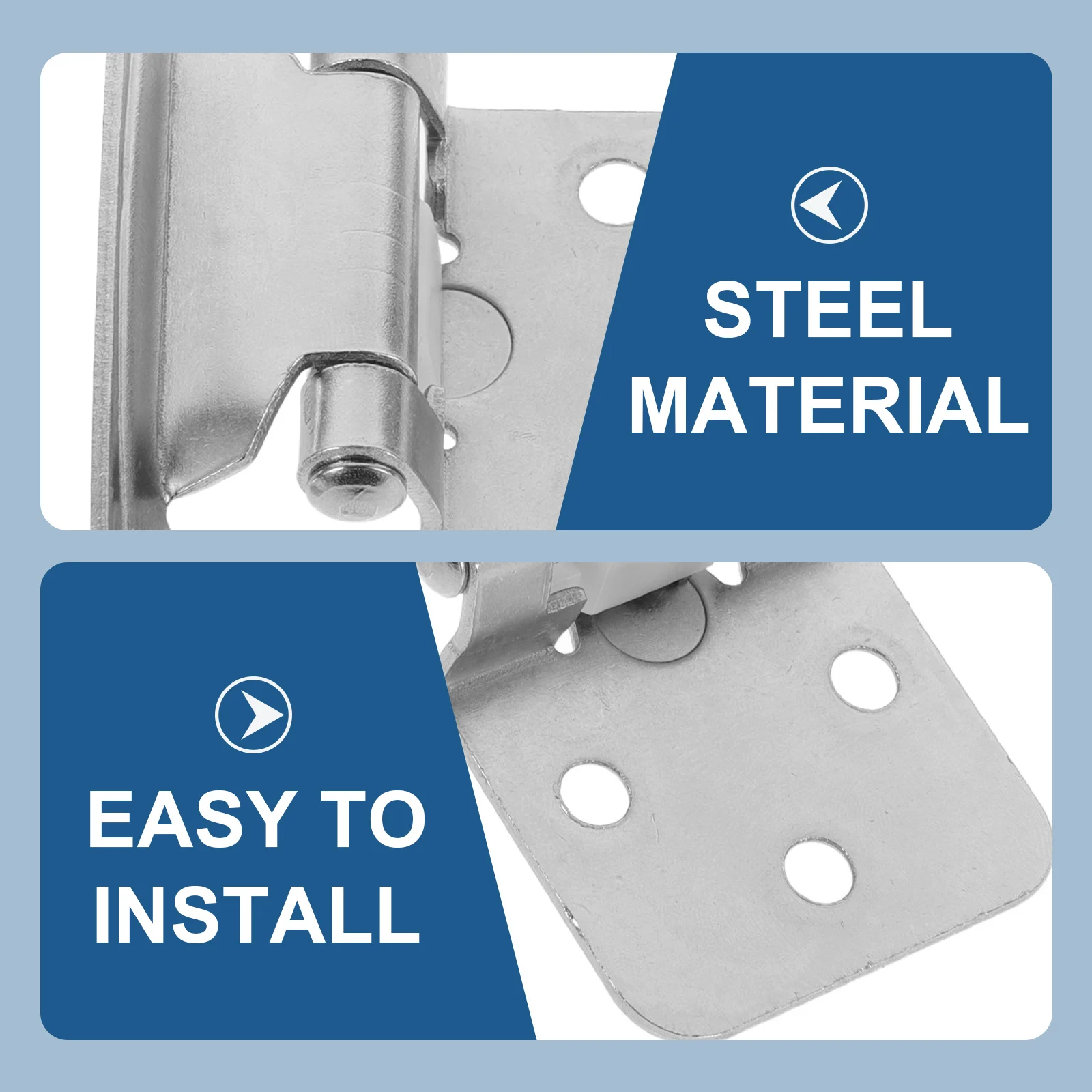 

Heavy Duty Self Closing Hinge for Rv Cabinet Steel Robust Replacement Shaft Hinge Smooth Closing Hardware for Camper Doors