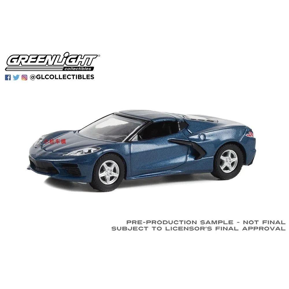 

1:64 2020 Chevrolet Corvette C8 Stingray 1LT (Lot # 421.2) - Shadow Grey Advanced Car Model Collectibles