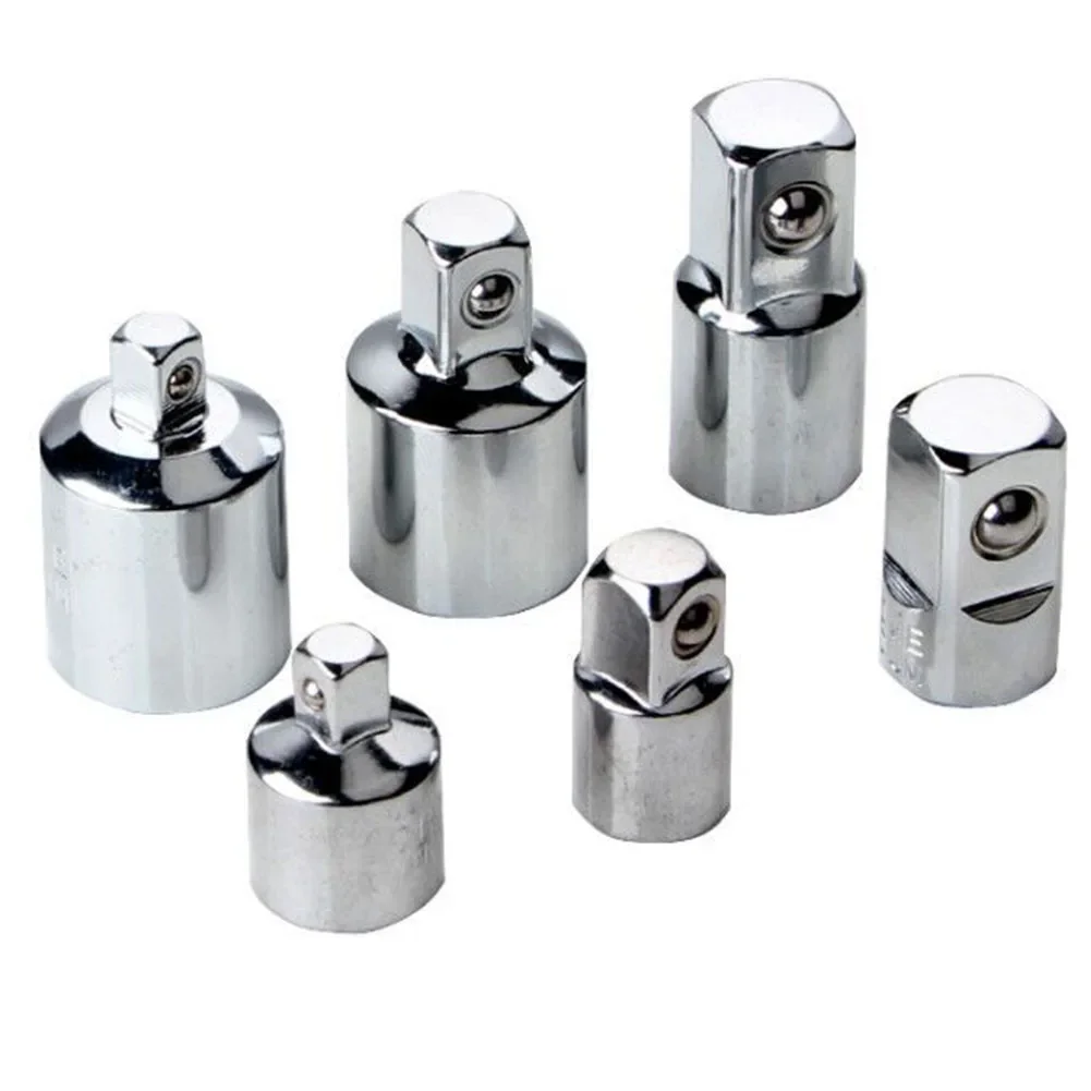 

Hand Tools Socket Converter Ratchet Wrench Socket Adapter Set 1/2 To 3/8 1/4 To 1/2 To 3/8 6pcs Kit Conversion Connector