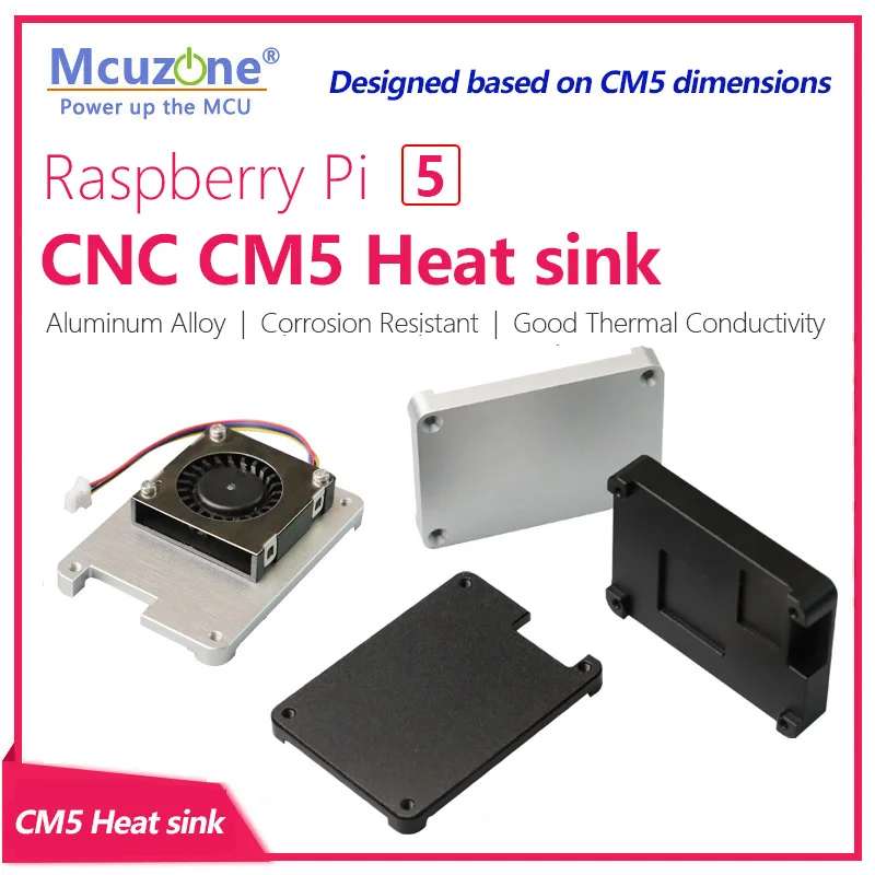 

Радиатор для Raspberry Pi CM5 CNC, из алюминиевого сплава, устойчивый к коррозии, с хорошей теплопроводностью