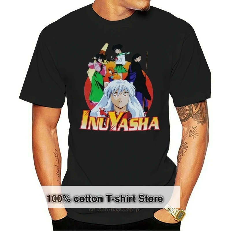 Inuyasha Group Anime Officially Licensed Adult T-Shirt