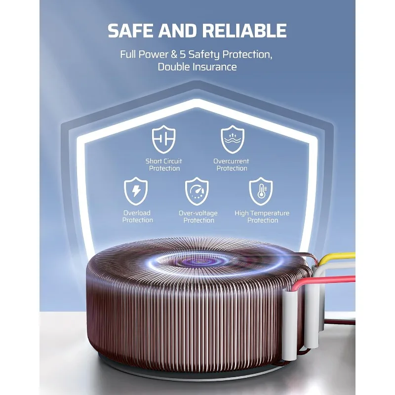 محول مناظر طبيعية بجهد منخفض 300 وات، متعدد المناطق، محول إضاءة المناظر الطبيعية الخارجية مع مستشعر الخلية الكهروضوئية وتيم