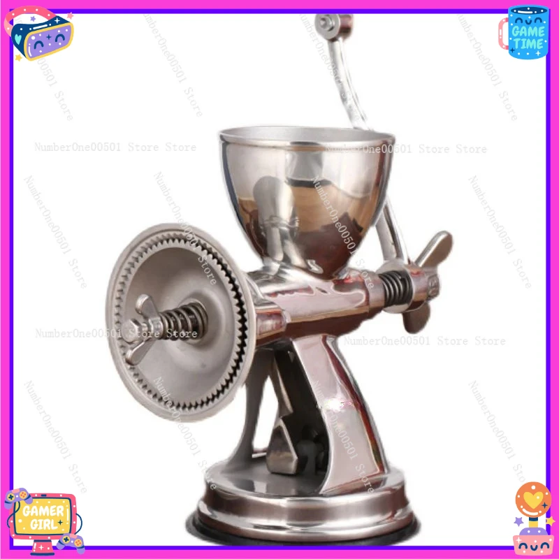 

304 Stainless Steel Hand Coffee Grinder Manual Adjustable Burr Mill Portable Grinder Coffee Brewing Equipment