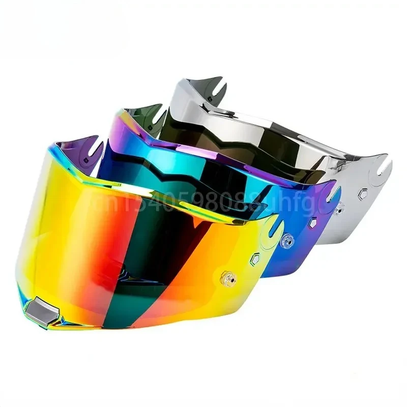 Original para LS2 THUNDER visera de casco de motocicleta para LS2 FF805 transparente cromo rojo escudo adicional