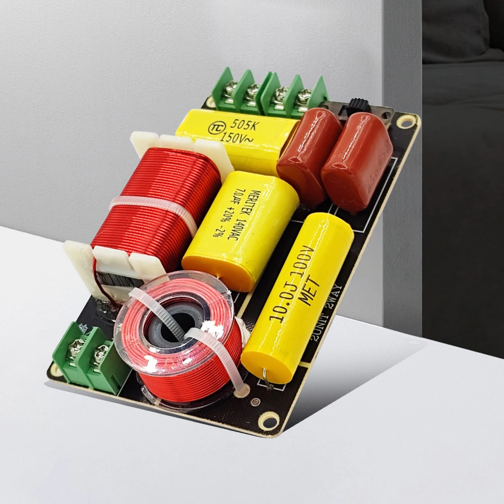 WEAH-250 2 ทิศทางลําโพงความถี่เสียง HiFi Filter Circuit Board 250W ทวีตเตอร์ Bass Crossover Filter Home Sound Theater