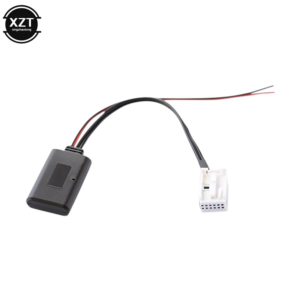 Black Bluetooth-compatible 5.0 Module Adapter MP3 for Volkswagen RCD510 RCD310 RNS315 RNS310 MFD2 12-Pin Plug